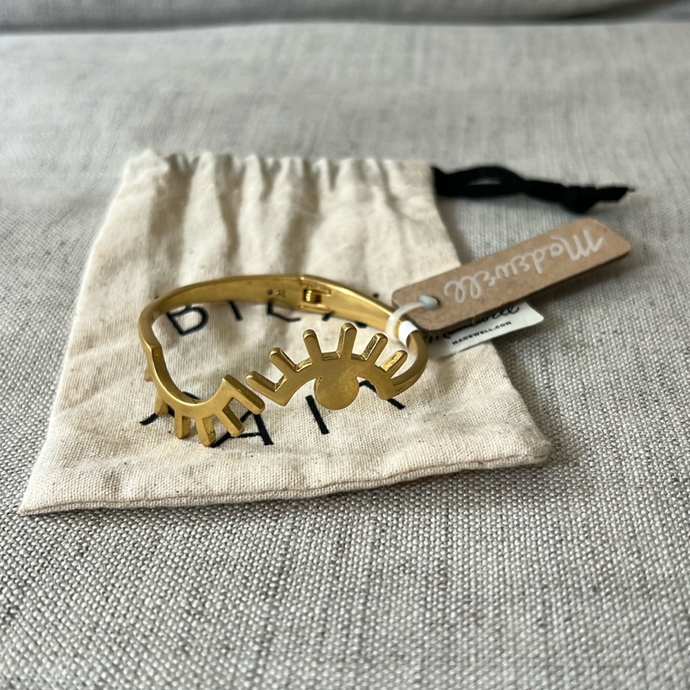 Madewell eye wink bracelet
